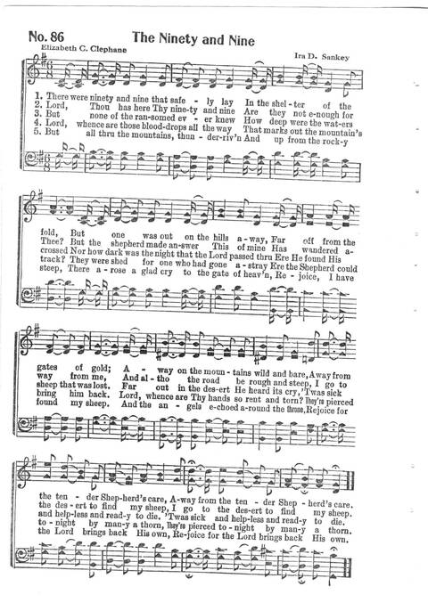 Universal Songs and Hymns: a complete hymnal page 87