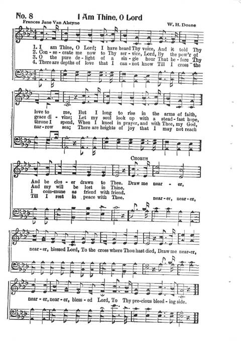 Universal Songs and Hymns: a complete hymnal page 9