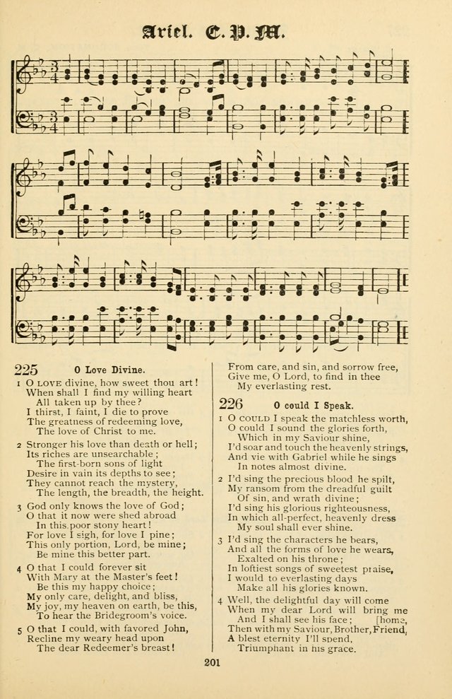 Unfading Treasures: a compilation of sacred songs and hymns, adapted for use by Sunday schools, Epworth Leagues, endeavor societies, pastors, evangelists, choristers, etc. page 201