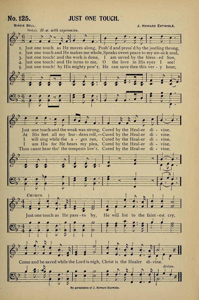 Uplifted Voices: a 20th century hymn book for sunday-schools and devotional meetings page 125