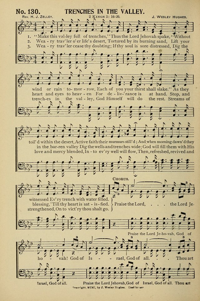 Uplifted Voices: a 20th century hymn book for sunday-schools and devotional meetings page 130