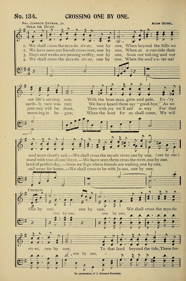 Uplifted Voices: a 20th century hymn book for sunday-schools and devotional meetings page 134