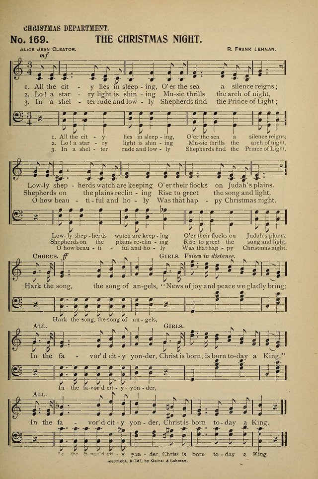 Uplifted Voices: a 20th century hymn book for sunday-schools and devotional meetings page 163