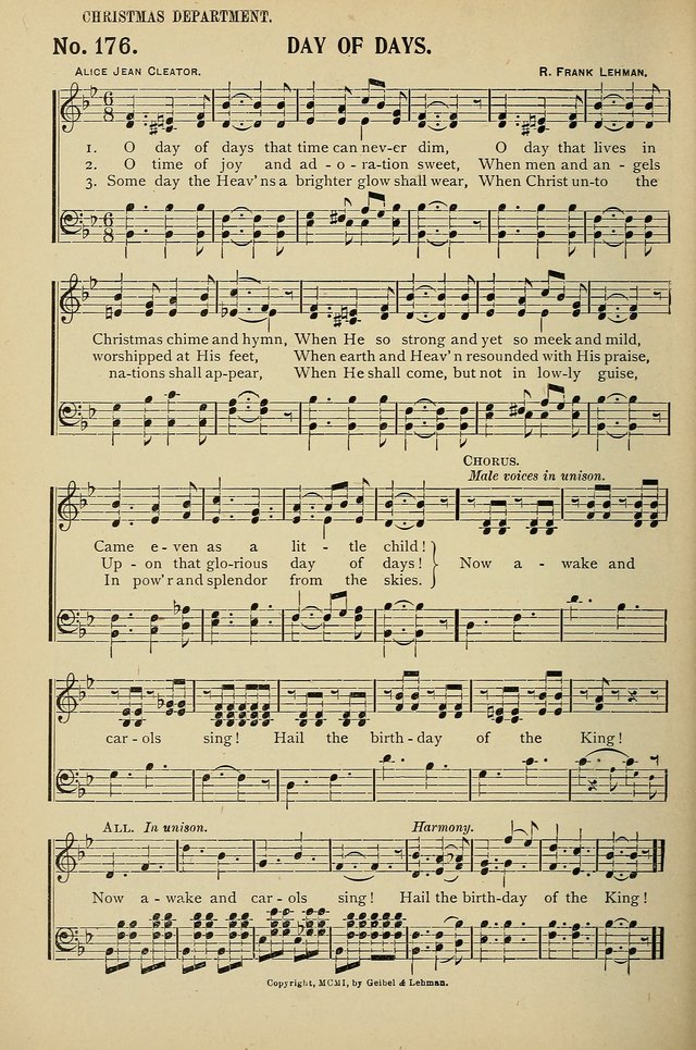 Uplifted Voices: a 20th century hymn book for sunday-schools and devotional meetings page 172