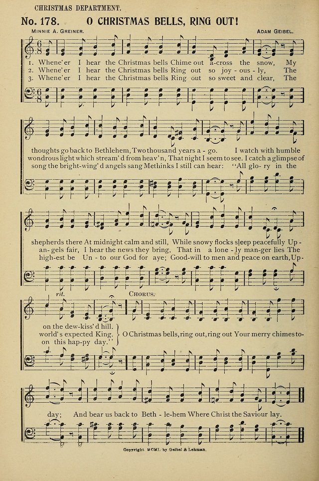 Uplifted Voices: a 20th century hymn book for sunday-schools and devotional meetings page 174