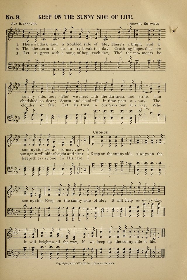 Uplifted Voices: a 20th century hymn book for sunday-schools and devotional meetings page 9