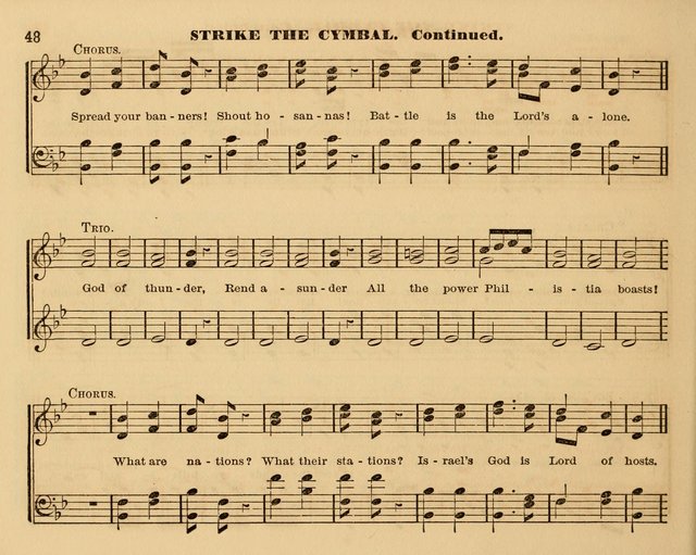 The Violet: a book of music and hymns, with lessons of instruction designed for Sunday Schools, social meetings, and home circles page 48