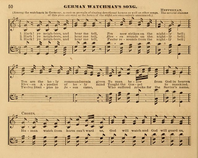 The Violet: a book of music and hymns, with lessons of instruction designed for Sunday Schools, social meetings, and home circles page 50