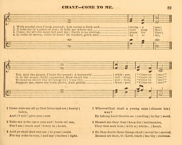 The Violet: a book of music and hymns, with lessons of instruction designed for Sunday Schools, social meetings, and home circles page 89