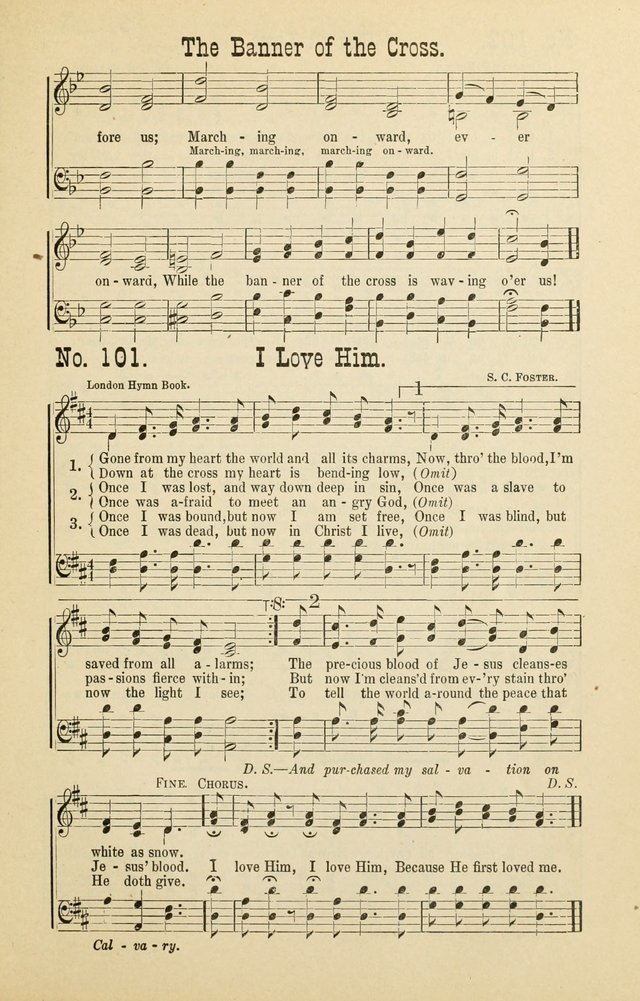 The Victory: a collection of popular Sunday school songs new and old page 101