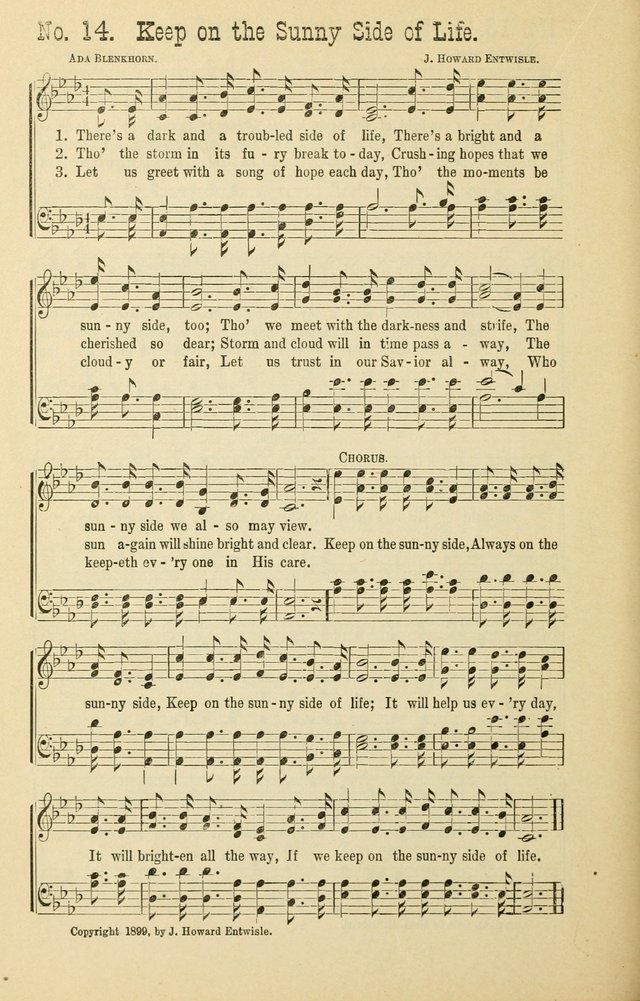 The Victory: a collection of popular Sunday school songs new and old page 14