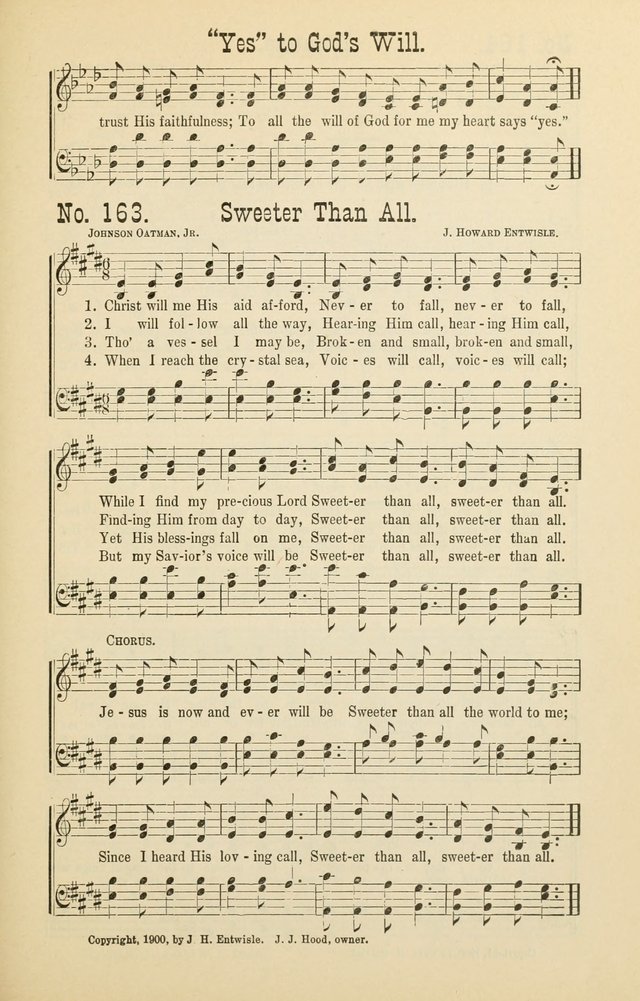 The Victory: a collection of popular Sunday school songs new and old page 163