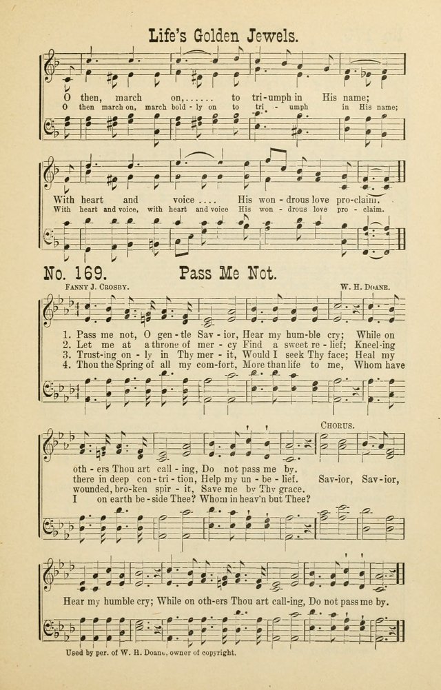 The Victory: a collection of popular Sunday school songs new and old page 169