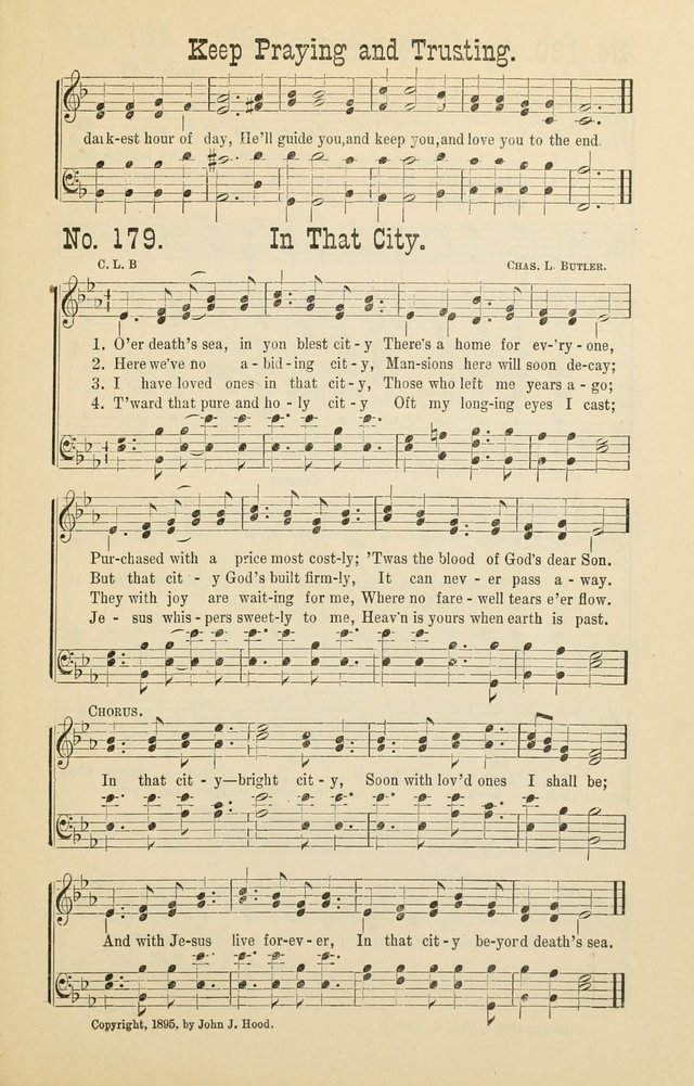 The Victory: a collection of popular Sunday school songs new and old page 179