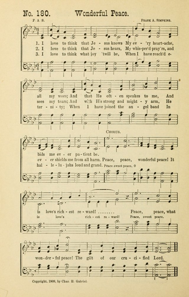 The Victory: a collection of popular Sunday school songs new and old page 180