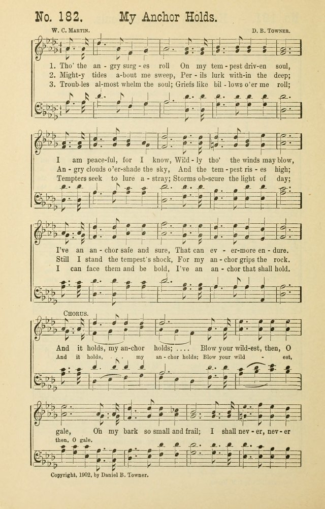 The Victory: a collection of popular Sunday school songs new and old page 182