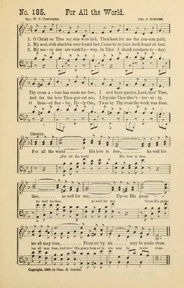 The Victory: a collection of popular Sunday school songs new and old page 185