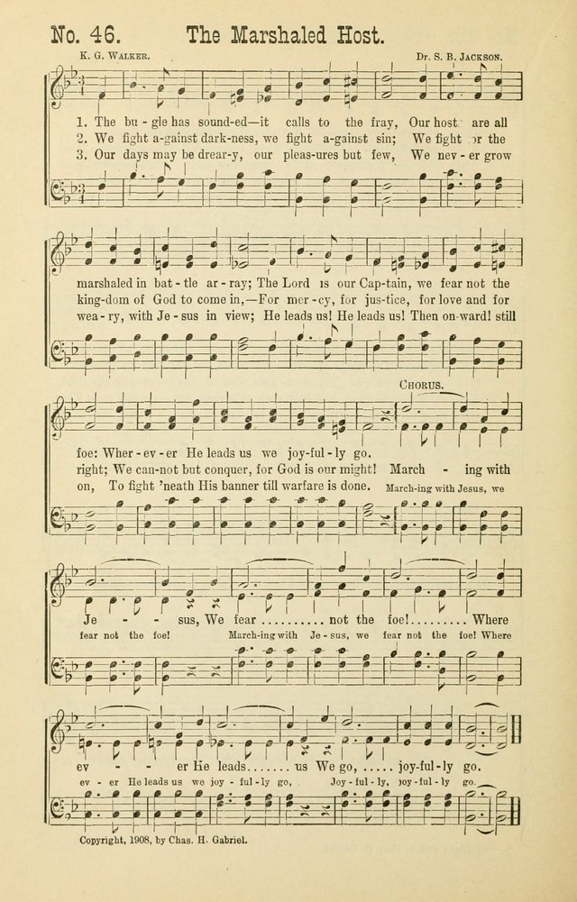 The Victory: a collection of popular Sunday school songs new and old page 46