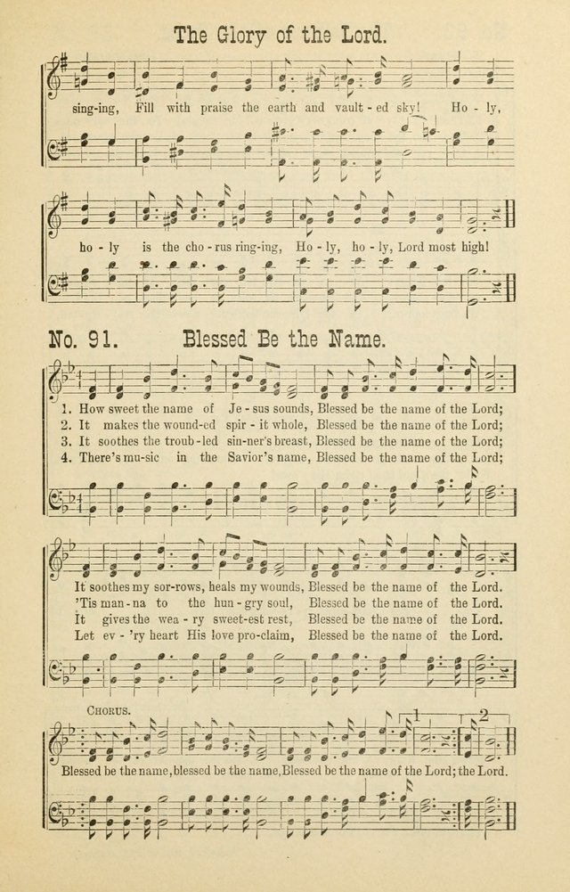 The Victory: a collection of popular Sunday school songs new and old page 91