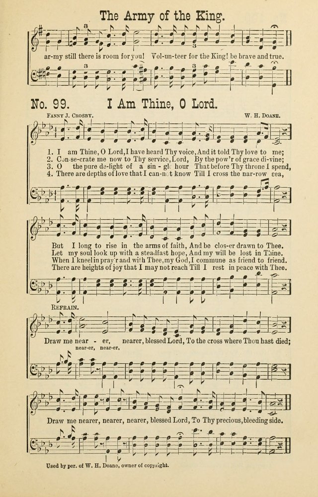 The Victory: a collection of popular Sunday school songs new and old page 99