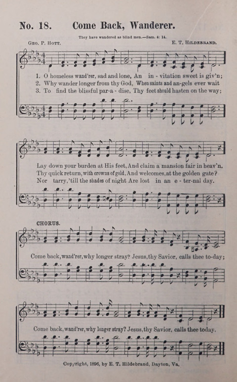 Victory Bells: for revival services, prayer meetings, young people societies & the Sunday school page 12