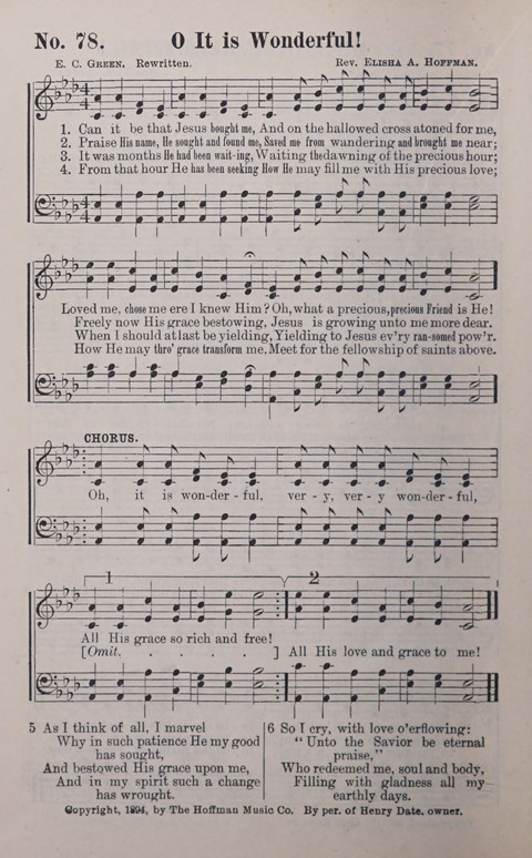 Victory Bells: for revival services, prayer meetings, young people societies & the Sunday school page 72