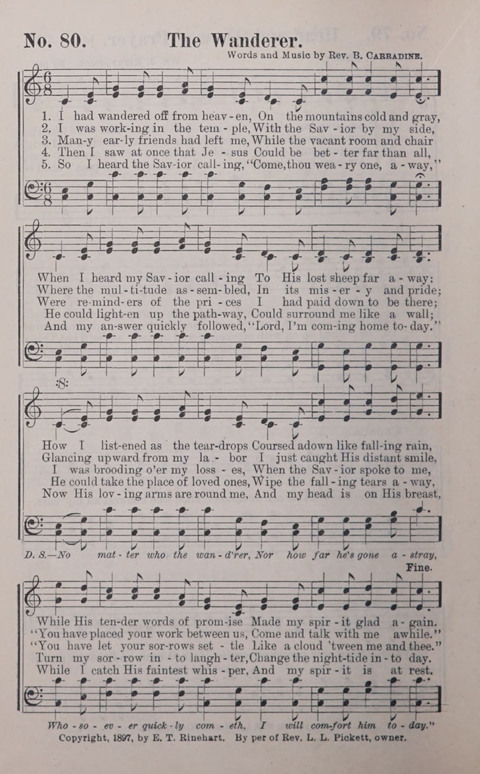 Victory Bells: for revival services, prayer meetings, young people societies & the Sunday school page 74