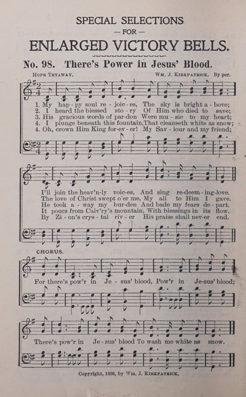 Victory Bells: for revival services, prayer meetings, young people societies & the Sunday school page 84