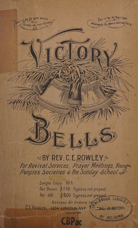 Victory Bells: for revival services, prayer meetings, young people societies & the Sunday school page iv