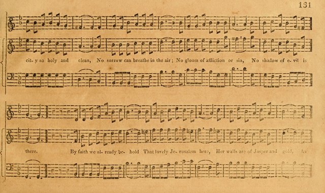 The Vocal Companion: containing a concise introduction to the practice of music, and a set of tunes of various metres, arranged progressively for the use of learners page 131