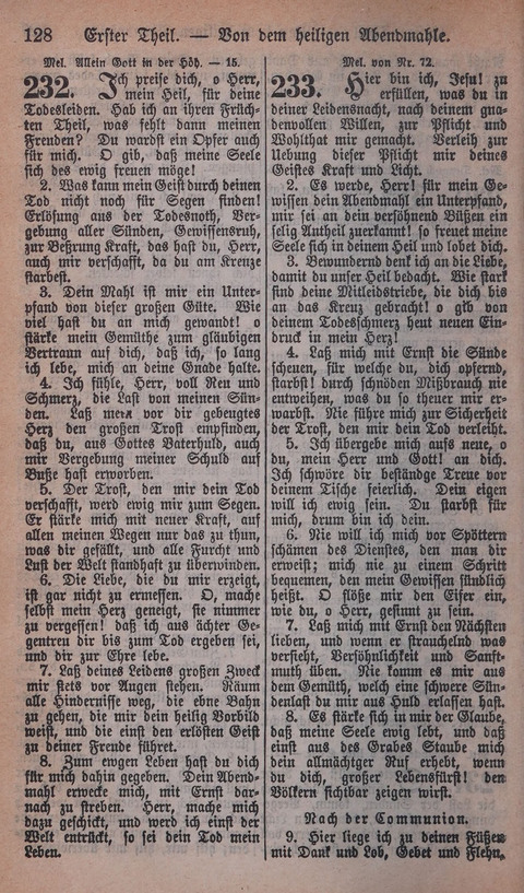 Verbessertes Gesangbuch: zum Gebrauch bein dem öffentlichen Gottesdienste sowohl als zur Privat-Erbauung page 122