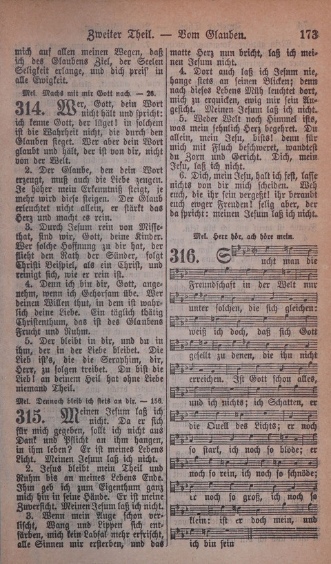 Verbessertes Gesangbuch: zum Gebrauch bein dem öffentlichen Gottesdienste sowohl als zur Privat-Erbauung page 167