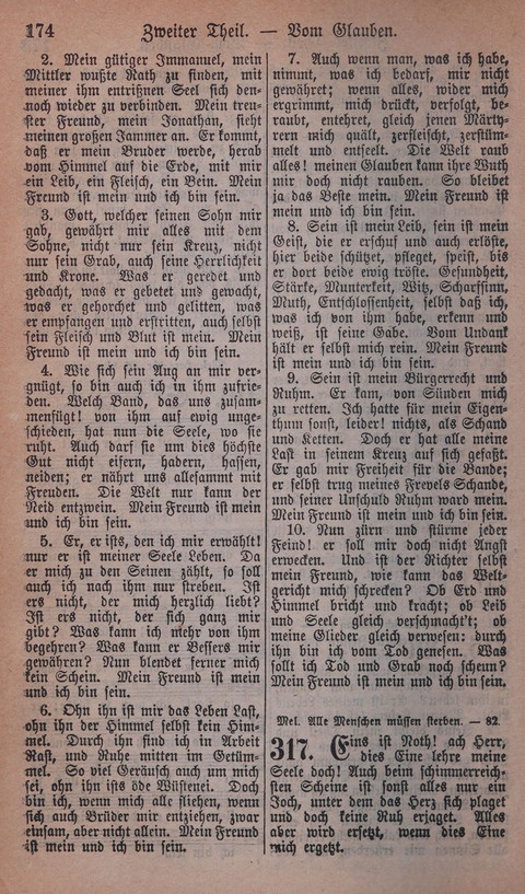 Verbessertes Gesangbuch: zum Gebrauch bein dem öffentlichen Gottesdienste sowohl als zur Privat-Erbauung page 168