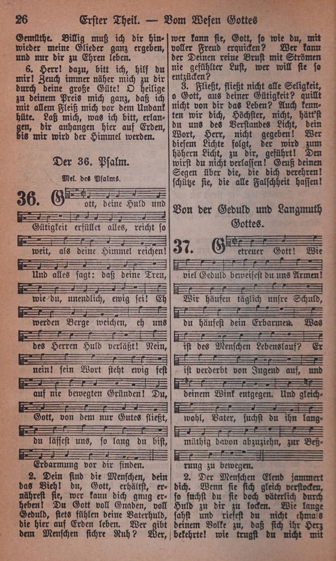 Verbessertes Gesangbuch: zum Gebrauch bein dem öffentlichen Gottesdienste sowohl als zur Privat-Erbauung page 20