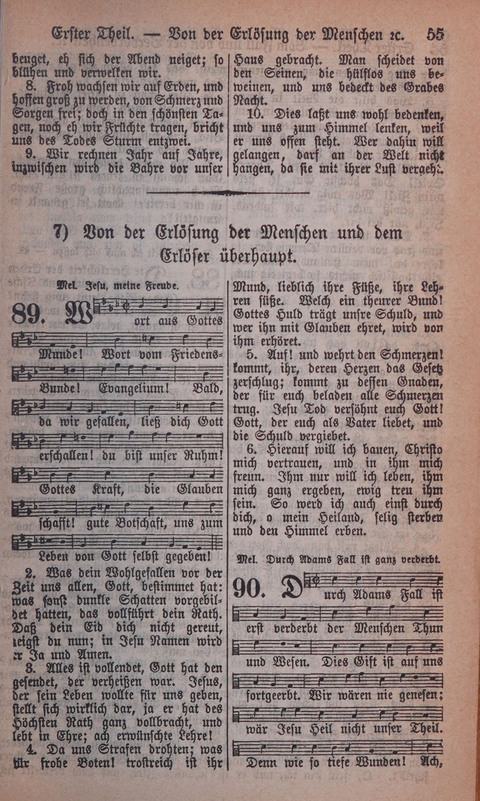 Verbessertes Gesangbuch: zum Gebrauch bein dem öffentlichen Gottesdienste sowohl als zur Privat-Erbauung page 49