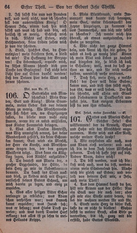 Verbessertes Gesangbuch: zum Gebrauch bein dem öffentlichen Gottesdienste sowohl als zur Privat-Erbauung page 58