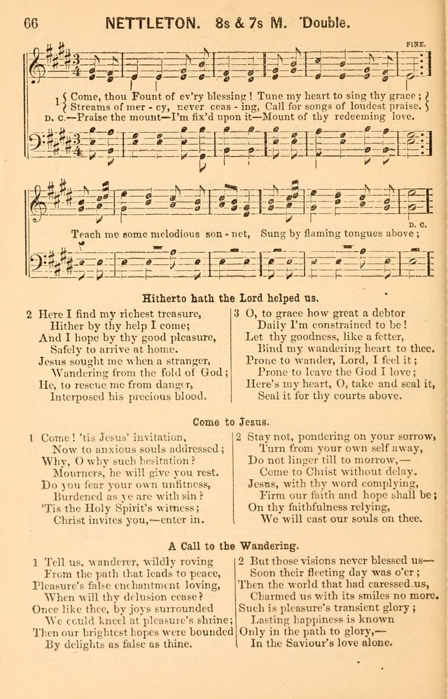 Vestry Harmonies: a collection of hymns and tunes for all occasions of social worship page 71