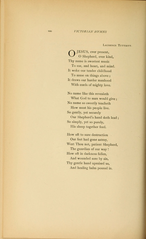 Victorian Hymns: English sacred songs of fifty years page 100