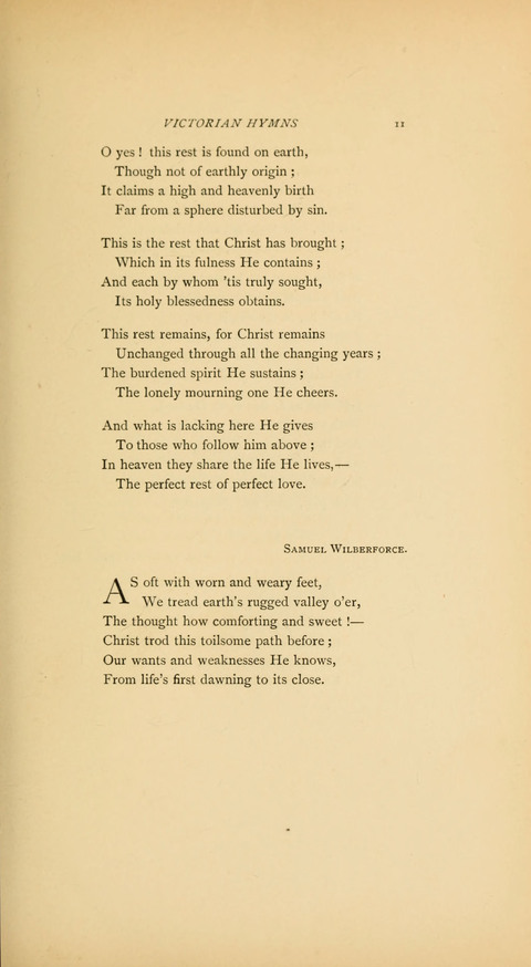 Victorian Hymns: English sacred songs of fifty years page 11