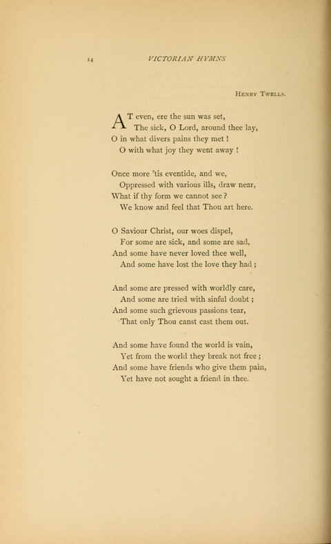 Victorian Hymns: English sacred songs of fifty years page 14