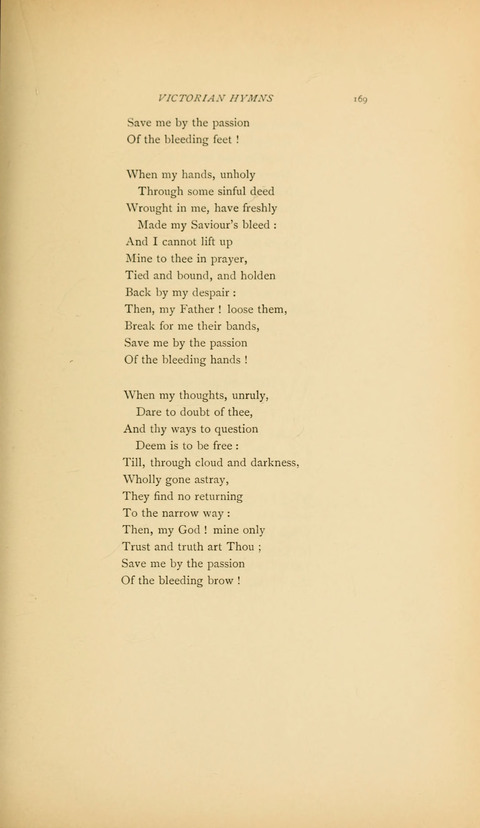 Victorian Hymns: English sacred songs of fifty years page 169