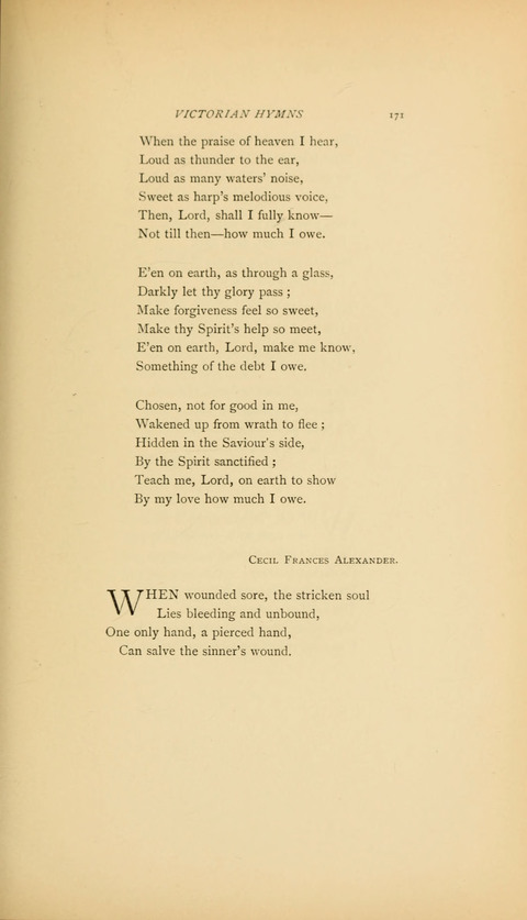 Victorian Hymns: English sacred songs of fifty years page 171