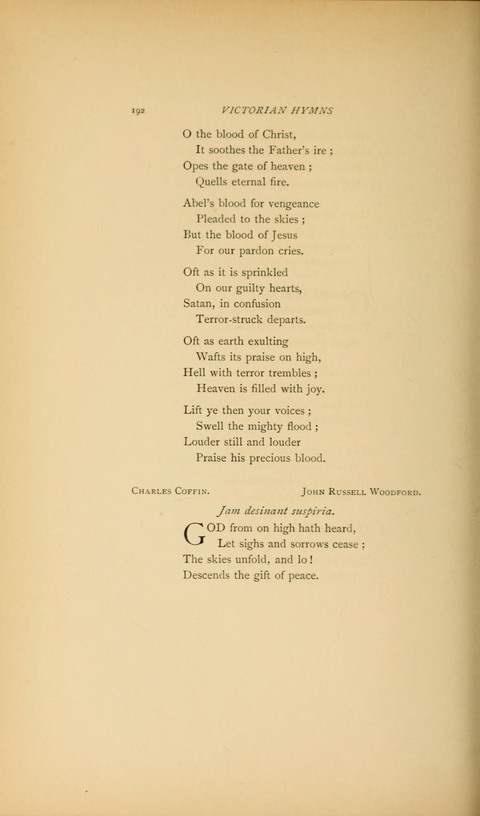 Victorian Hymns: English sacred songs of fifty years page 192