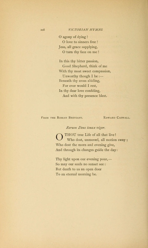 Victorian Hymns: English sacred songs of fifty years page 208