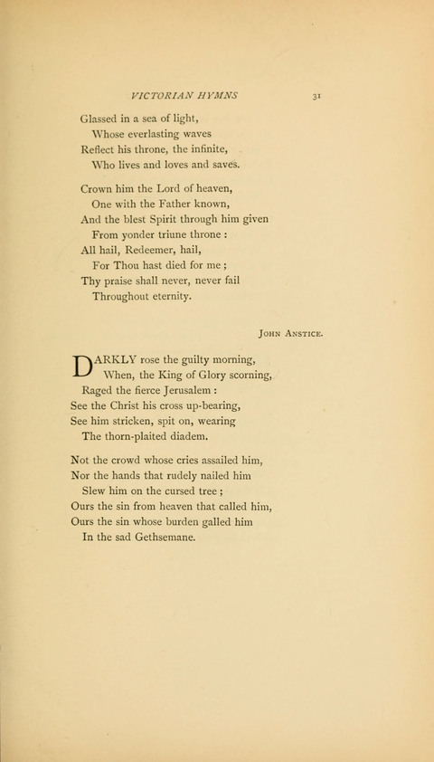 Victorian Hymns: English sacred songs of fifty years page 31