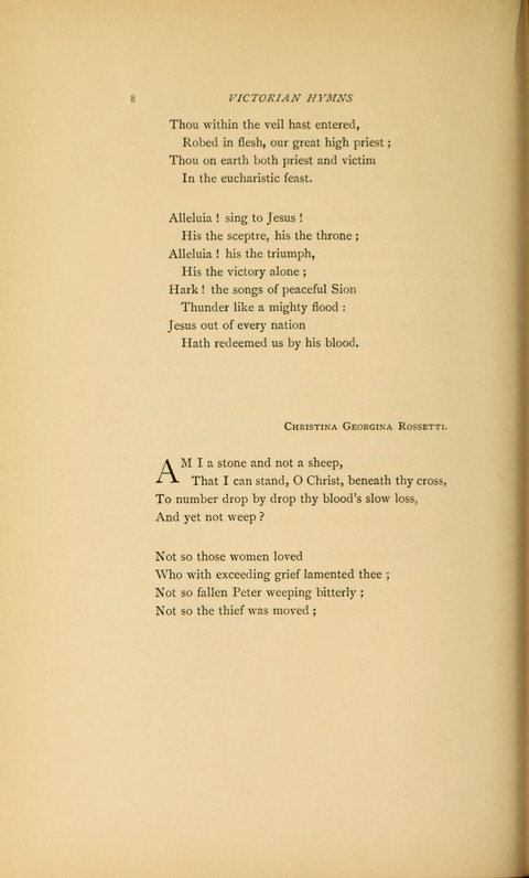 Victorian Hymns: English sacred songs of fifty years page 8