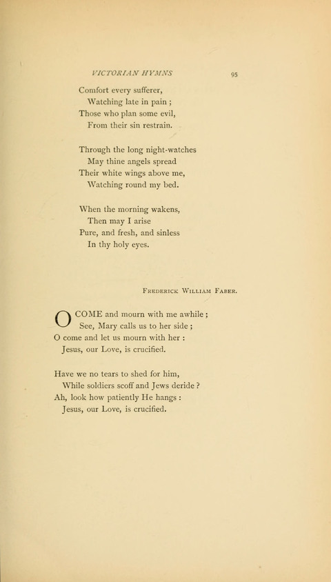 Victorian Hymns: English sacred songs of fifty years page 95