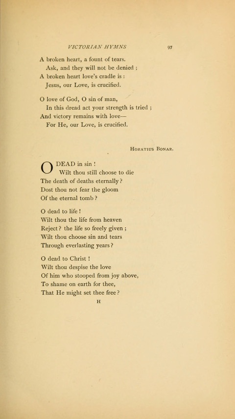 Victorian Hymns: English sacred songs of fifty years page 97