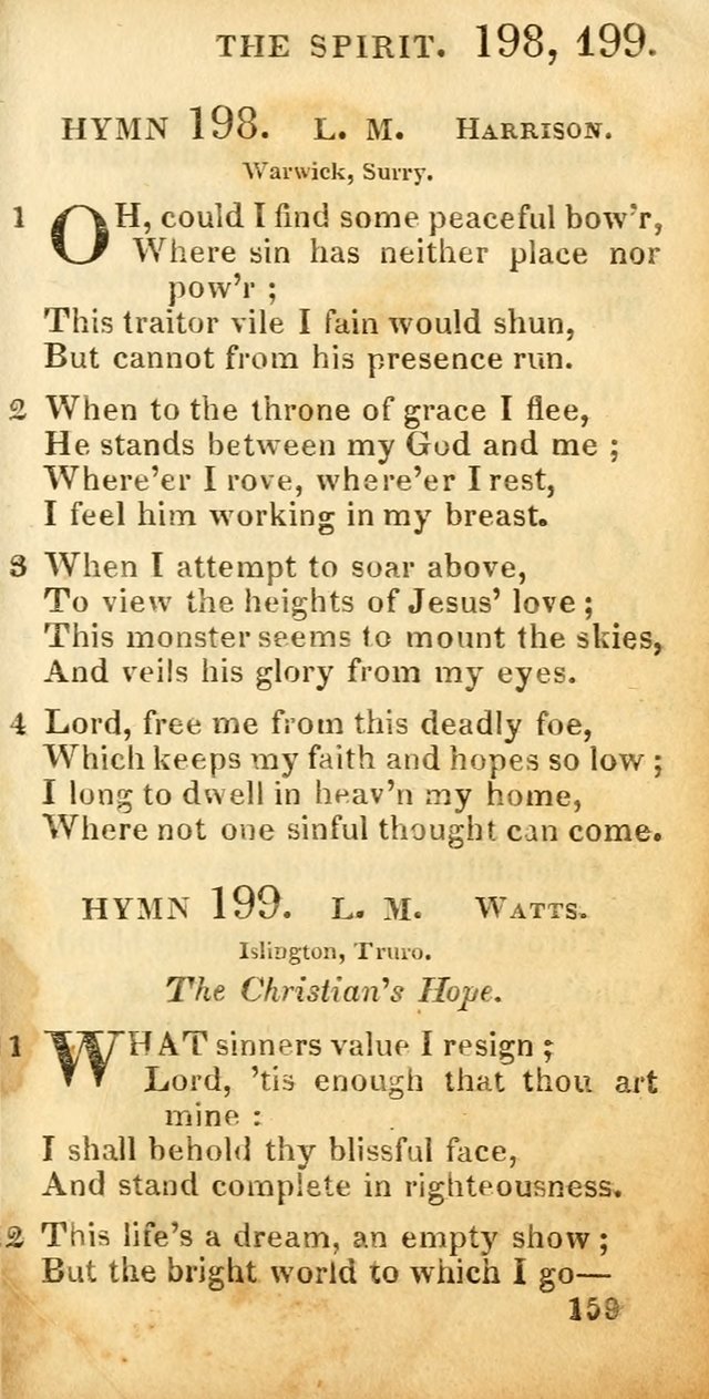 Village hymns for social worship, selected and original: designed as a supplement to Dr. Watts