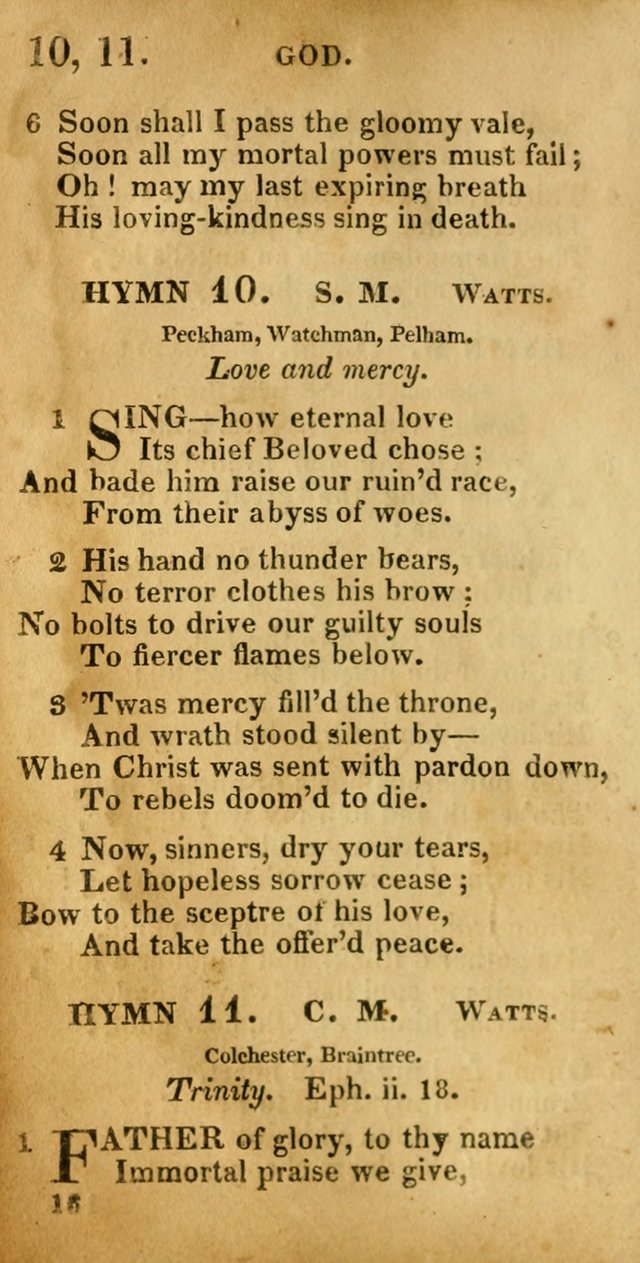 Village hymns for social worship, selected and original: designed as a supplement to Dr. Watts